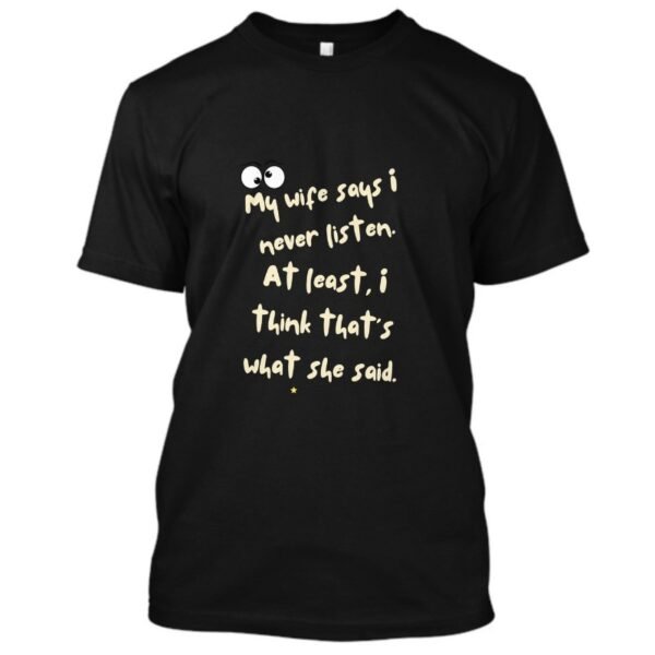 funny t shirt black