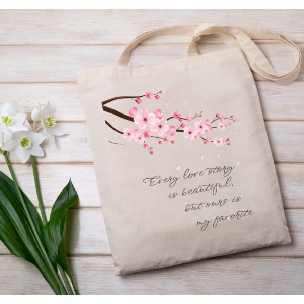 flower tote bag